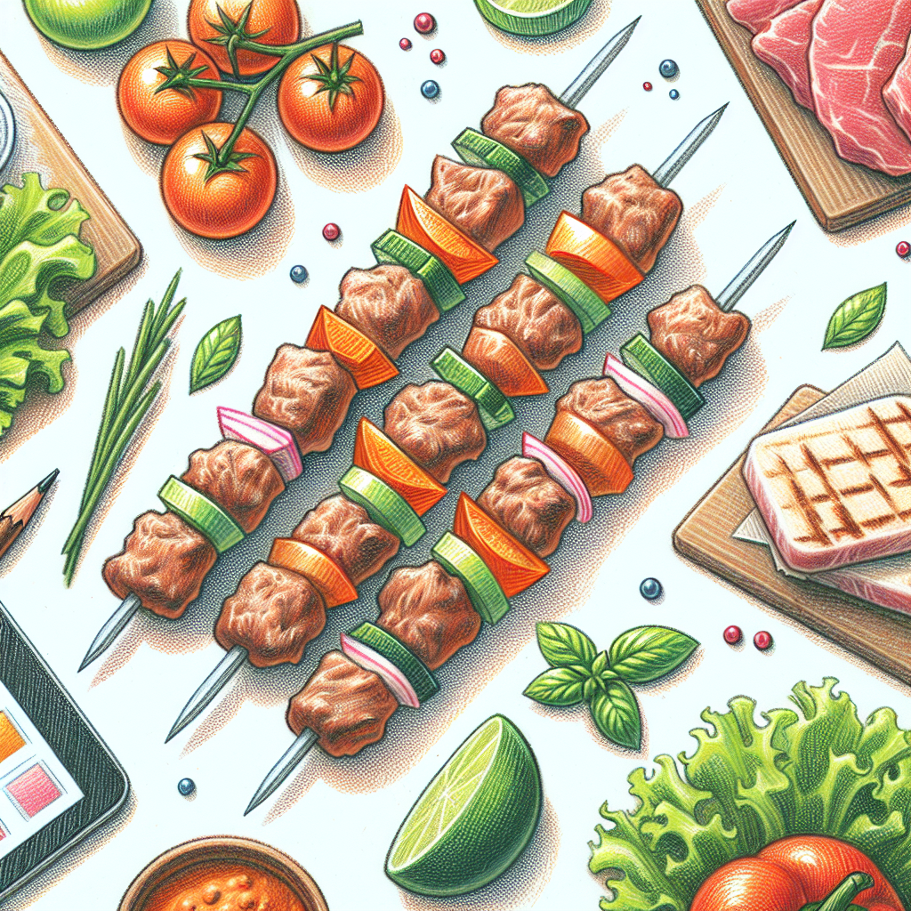 Pastelková ilustrace znázorňující téma: Recepty