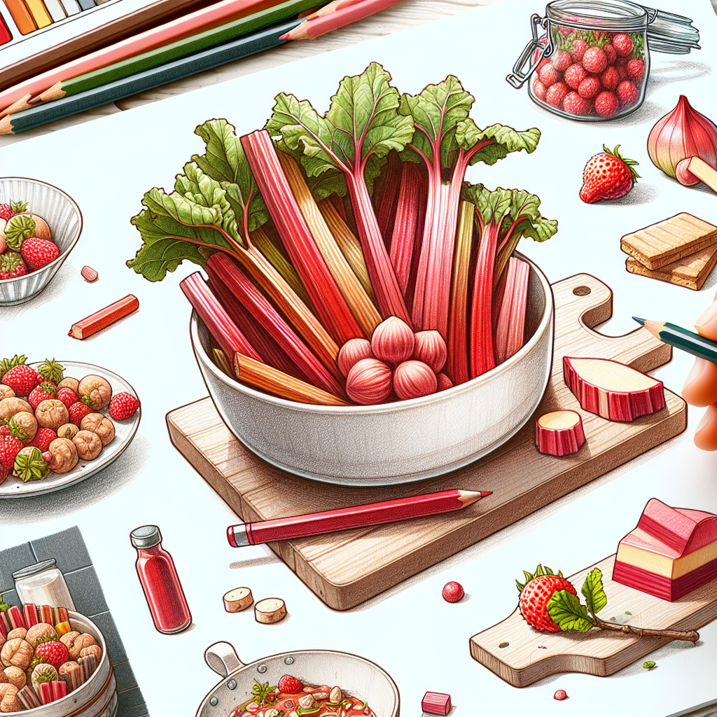 Pastelková ilustrace znázorňující téma: Recepty