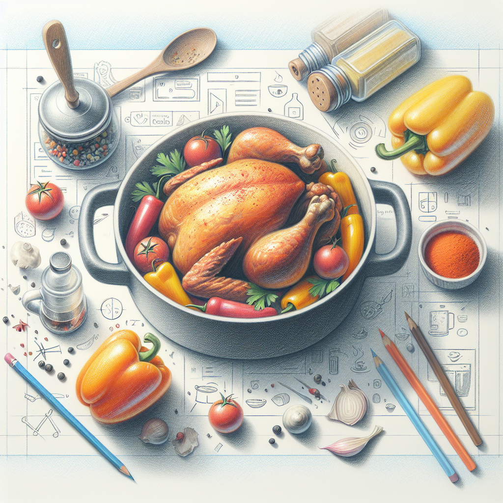 Pastelková ilustrace znázorňující téma: Recepty