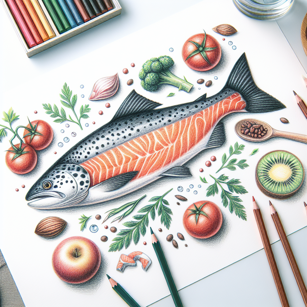 Pastelková ilustrace znázorňující téma: Recepty