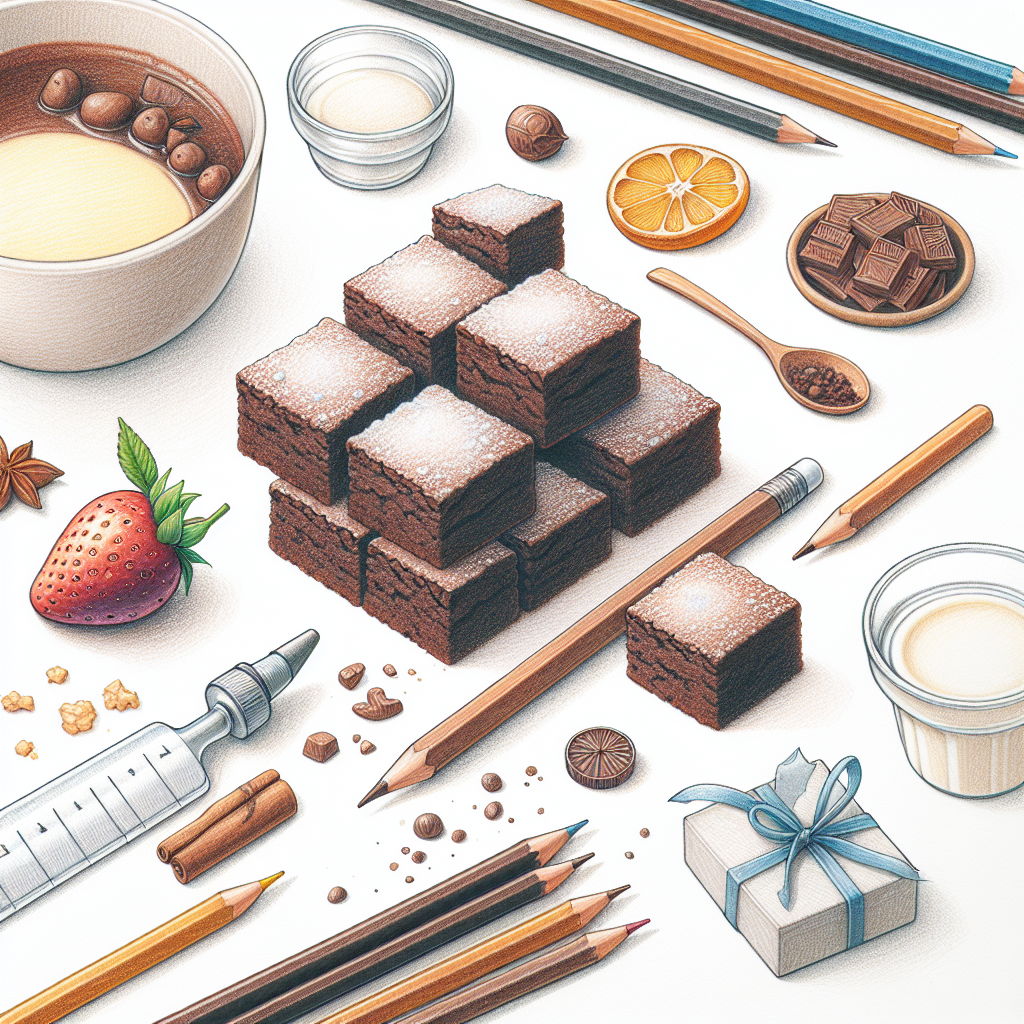 Pastelková ilustrace znázorňující téma: Dezerty