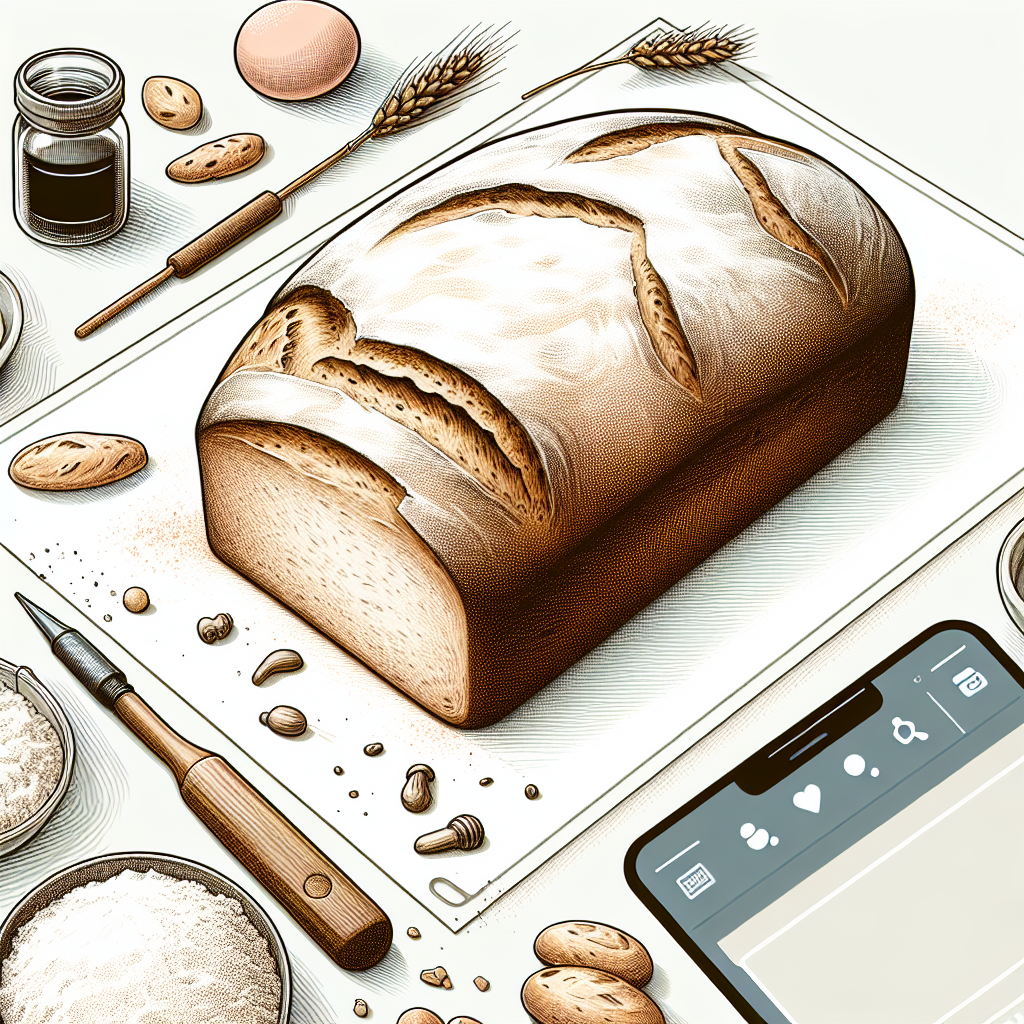 Pastelková ilustrace znázorňující téma: Pekařství