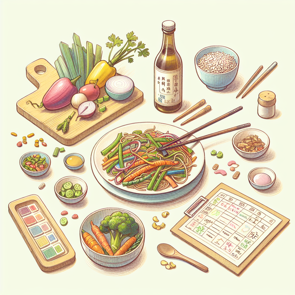 Pastelková ilustrace znázorňující téma: Recepty