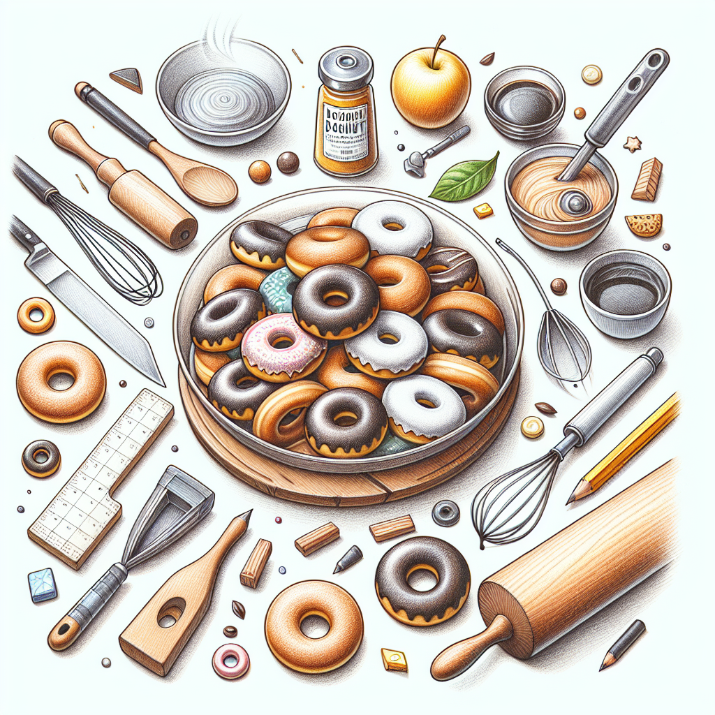 Pastelková ilustrace znázorňující téma: Pečení
