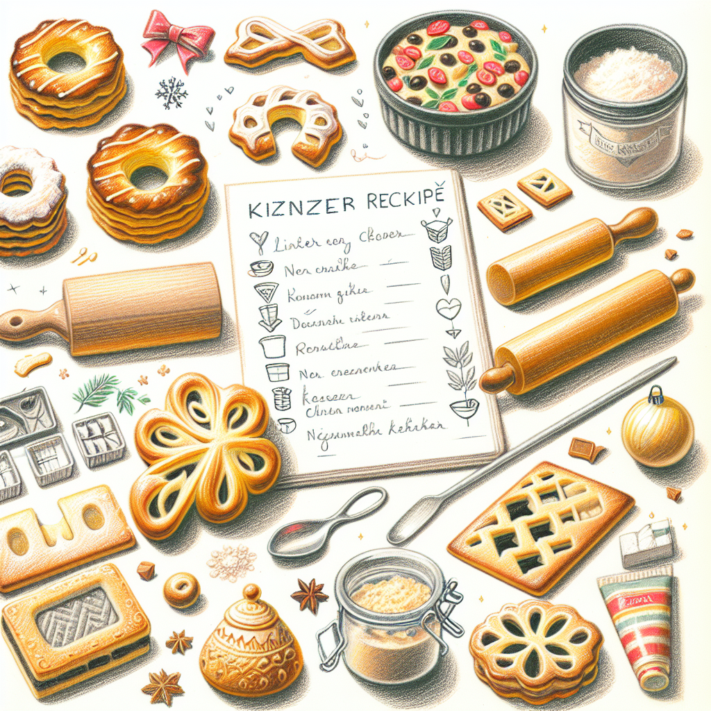 Pastelková ilustrace znázorňující téma: Recepty
