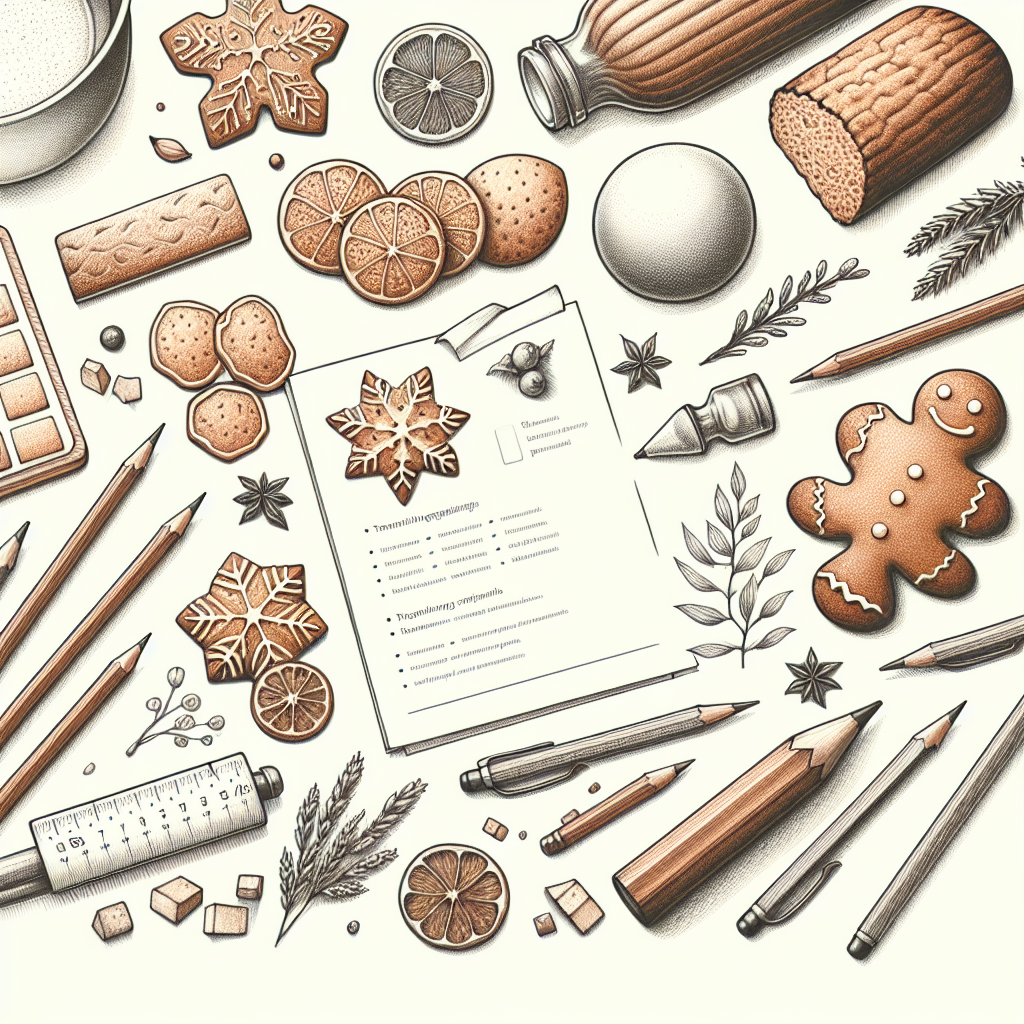 Pastelková ilustrace znázorňující téma: Recepty