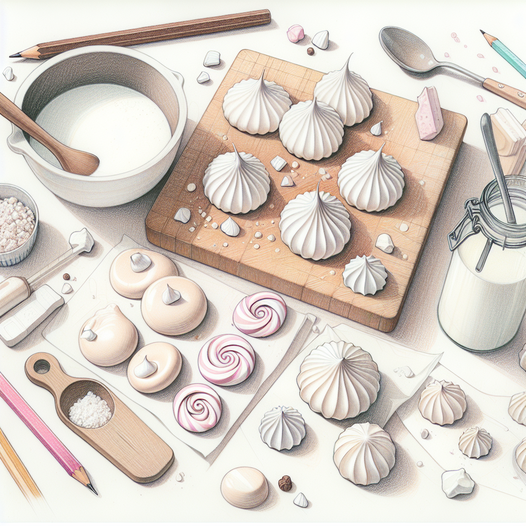 Pastelková ilustrace znázorňující téma: Dezerty