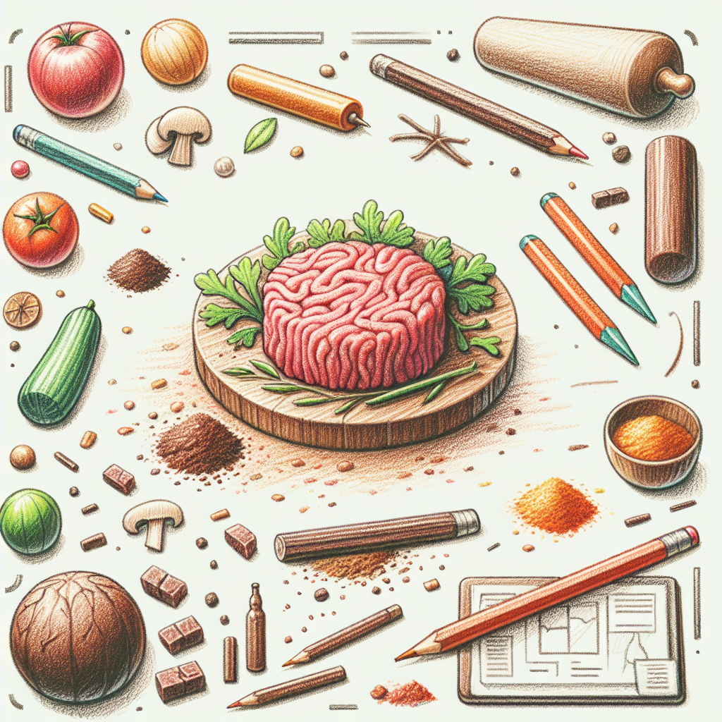 Pastelková ilustrace znázorňující téma: Recepty