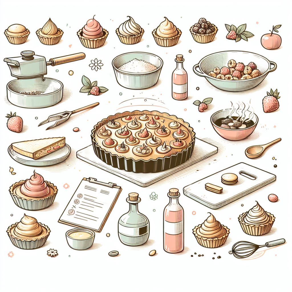 Pastelková ilustrace znázorňující téma: Recepty