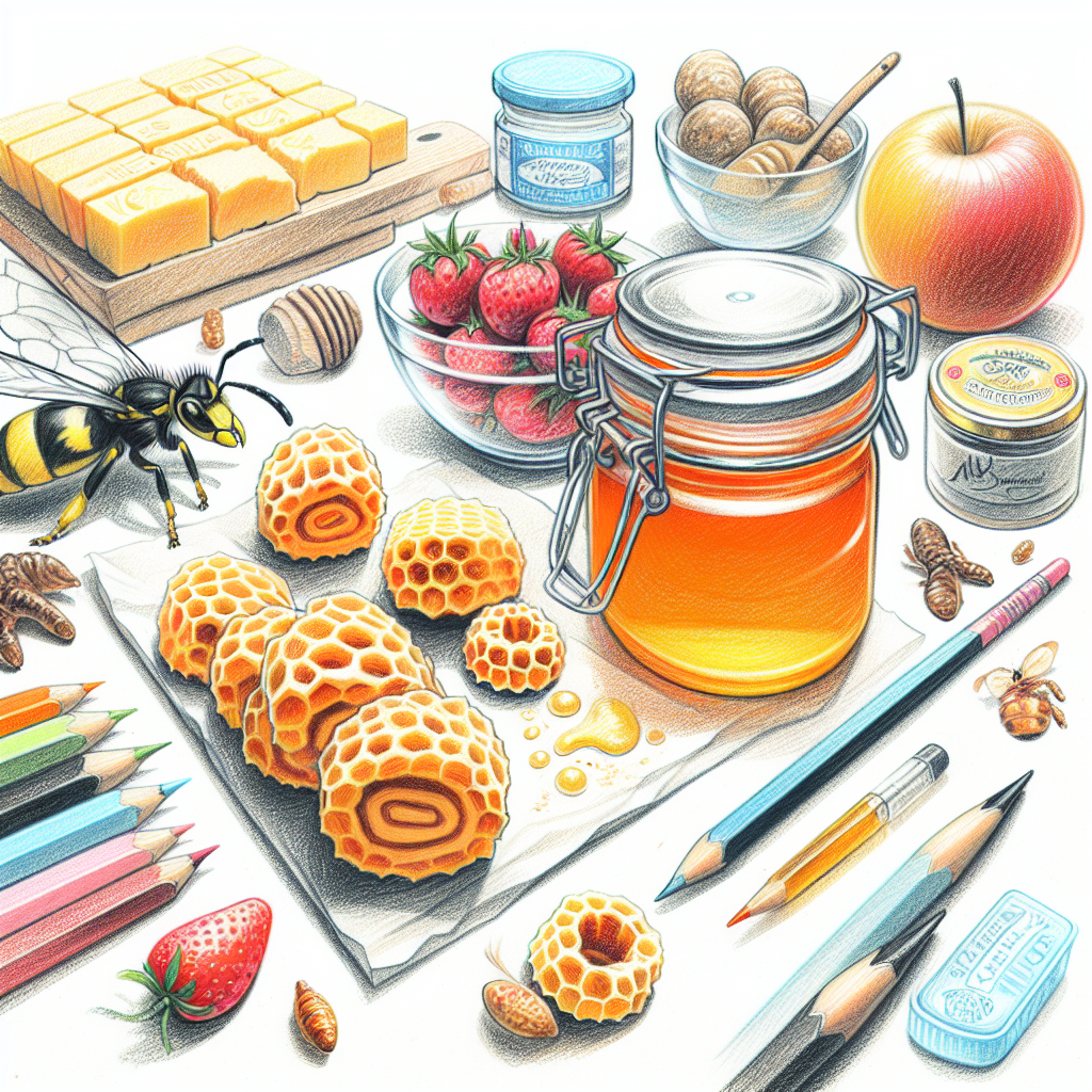 Pastelková ilustrace znázorňující téma: Recepty
