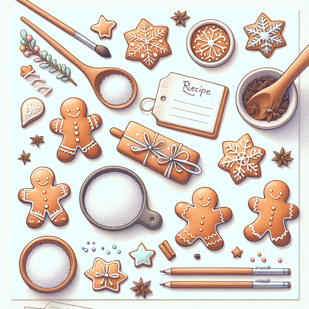 Pastelková ilustrace znázorňující téma: Recepty