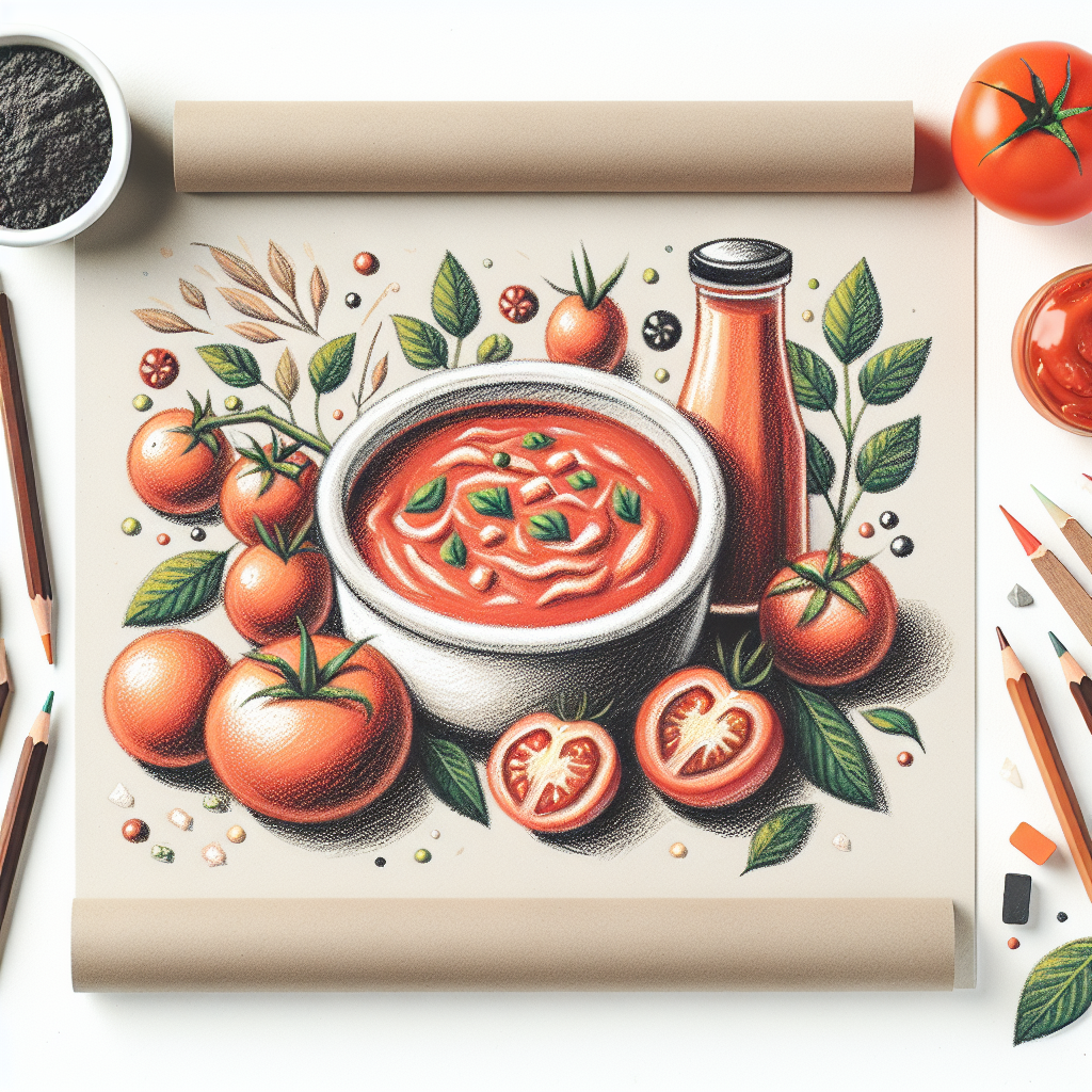 Pastelková ilustrace znázorňující téma: Kuchyně