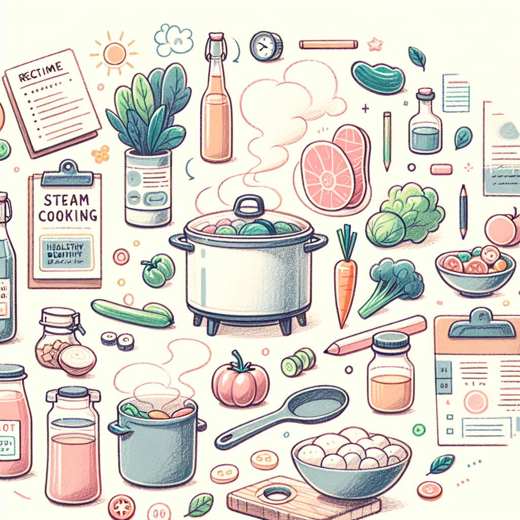 Pastelková ilustrace znázorňující téma: Vaření