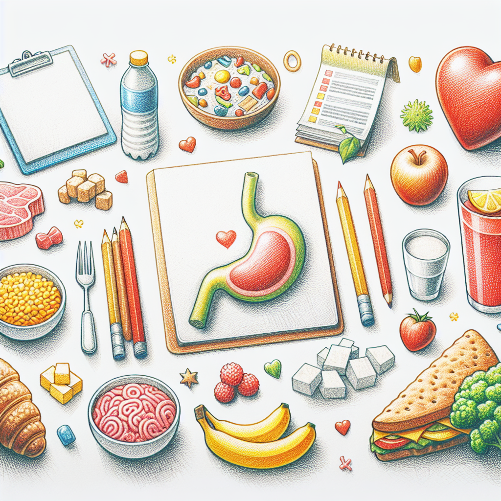 Pastelková ilustrace znázorňující téma: Zdraví a výživa