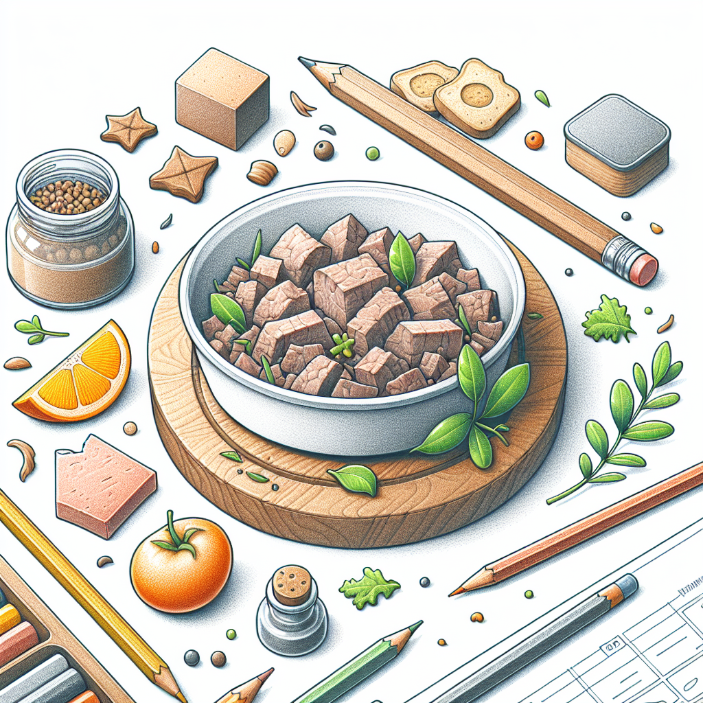 Pastelková ilustrace znázorňující téma: Francouzská kuchyně