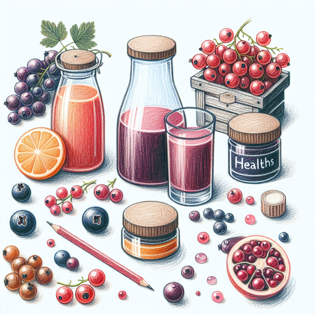 Pastelková ilustrace znázorňující téma: Zdravé nápoje