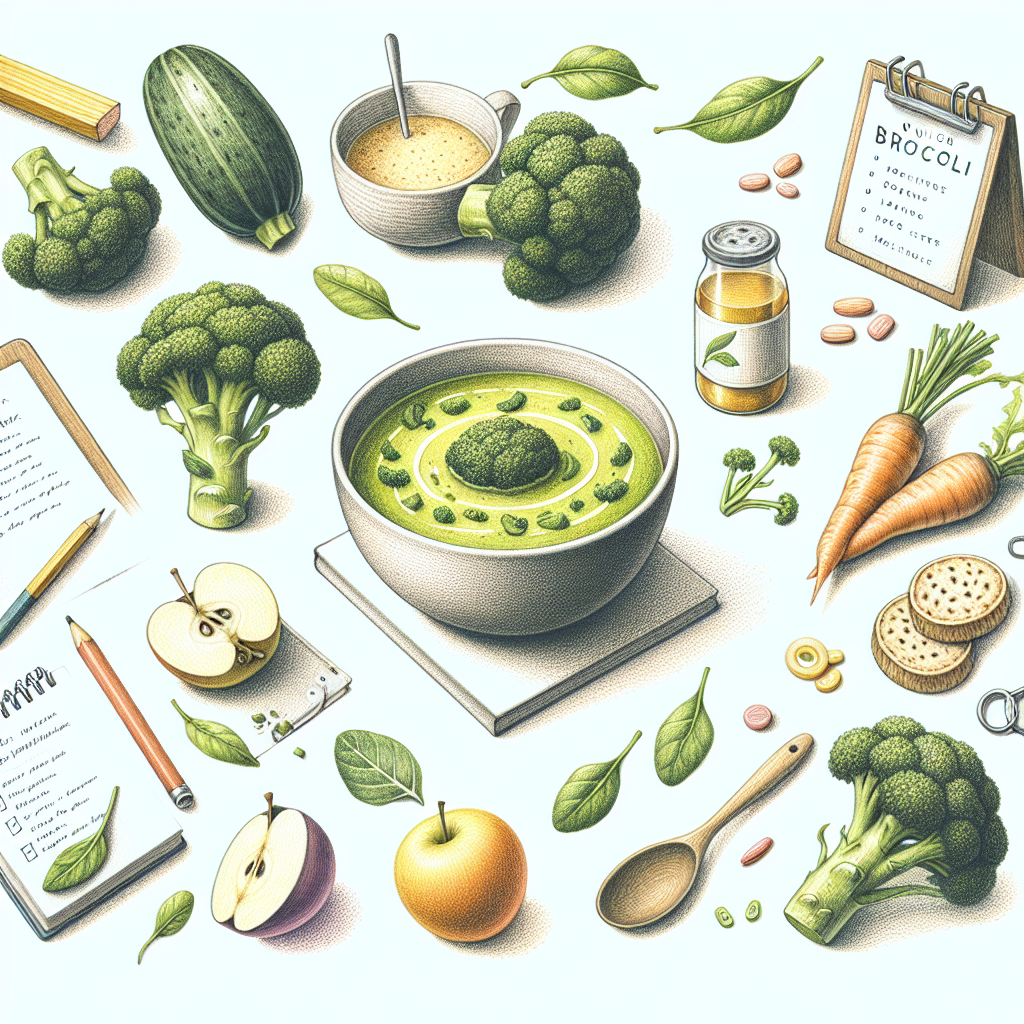 Pastelková ilustrace znázorňující téma: Recepty