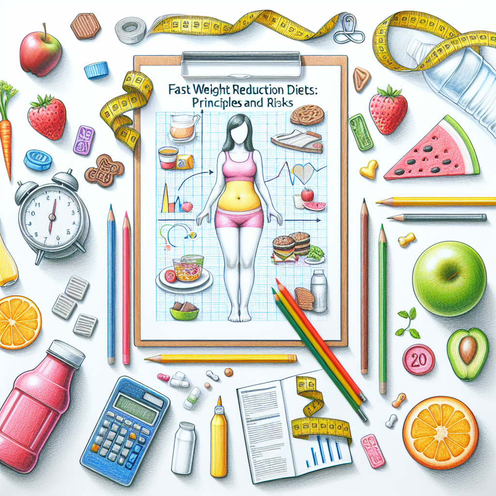 Pastelková ilustrace znázorňující téma: Diety a výživa