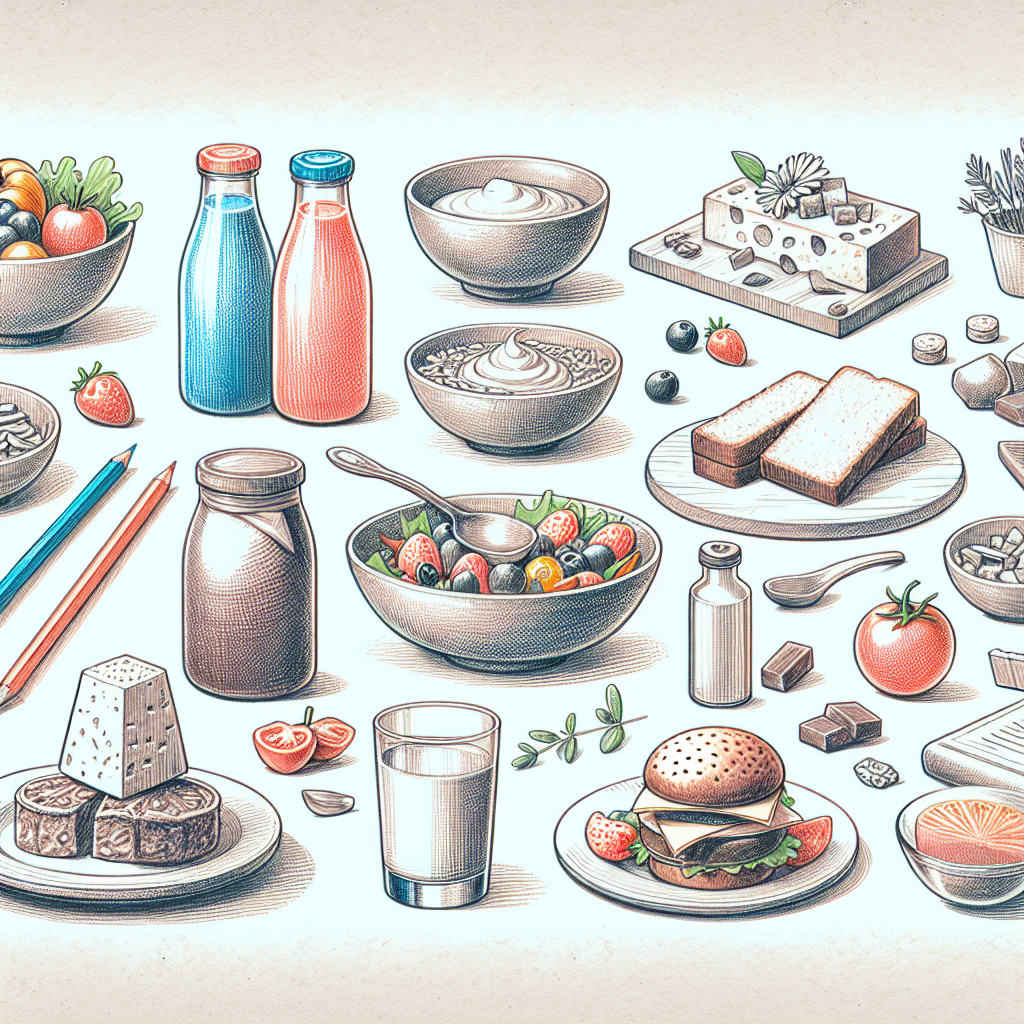 Pastelková ilustrace znázorňující téma: Sladké recepty