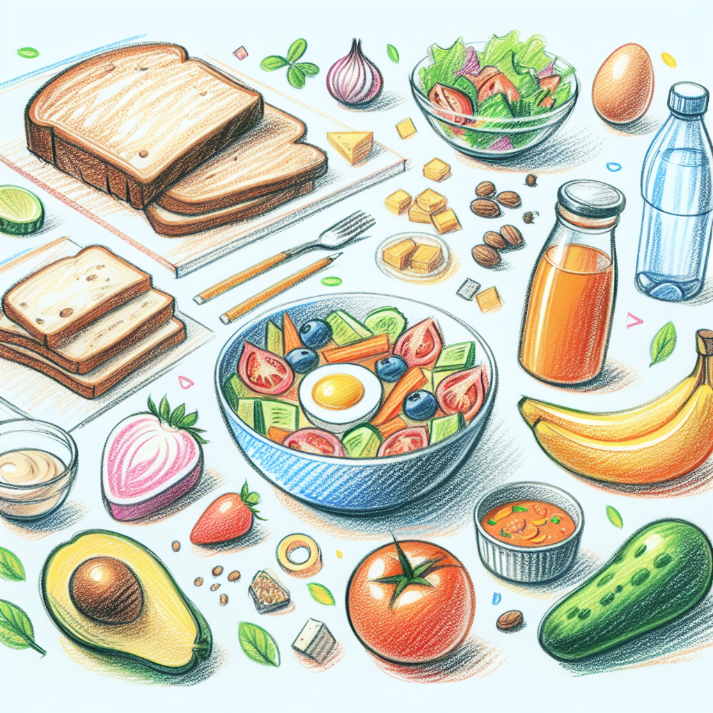 Pastelková ilustrace znázorňující téma: Studené večeře