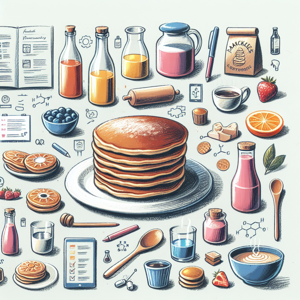 Pastelková ilustrace znázorňující téma: Recepty
