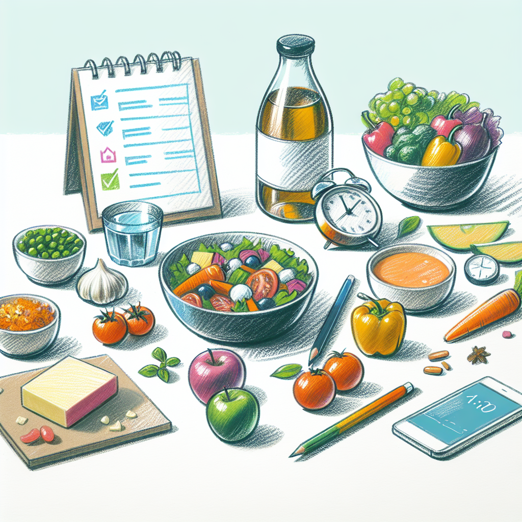Pastelková ilustrace znázorňující téma: Rychlé vaření