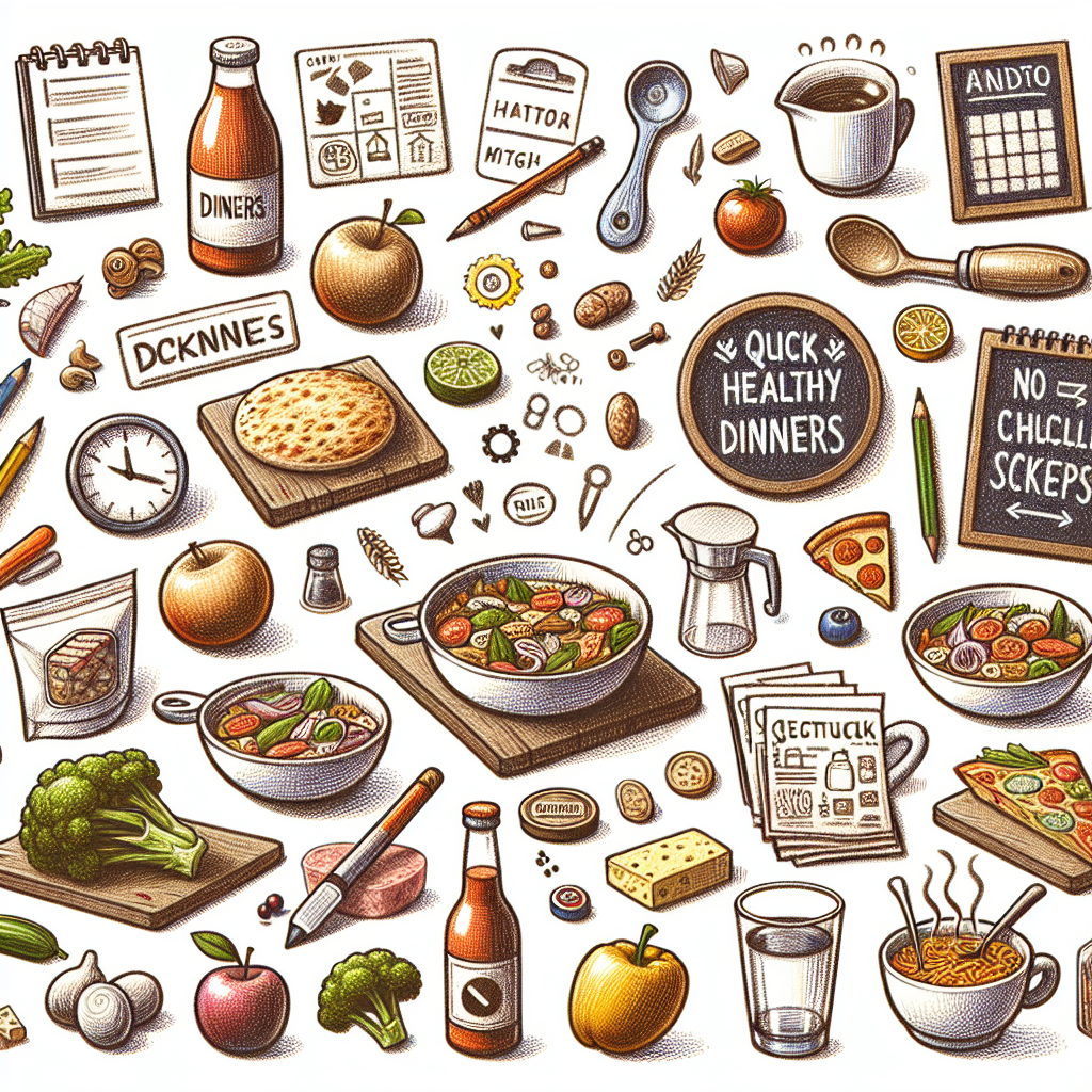Pastelková ilustrace znázorňující téma: Zdravé vaření