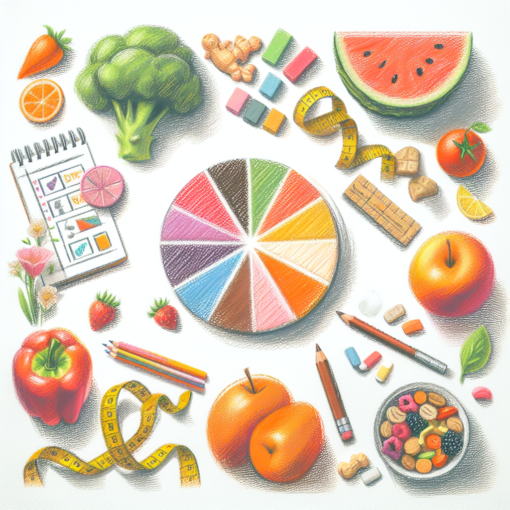 Pastelková ilustrace znázorňující téma: Stravování
