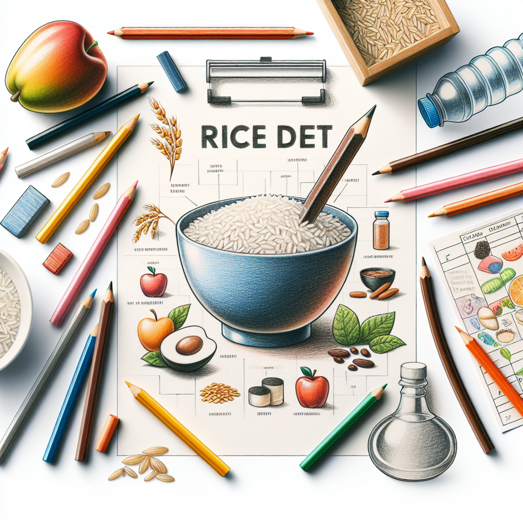 Pastelková ilustrace znázorňující téma: Diety a výživa