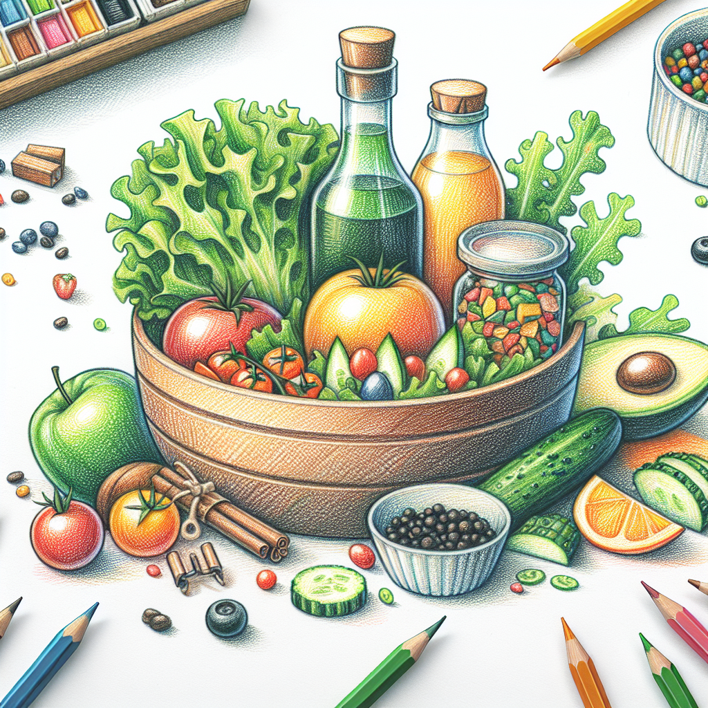 Pastelková ilustrace znázorňující téma: Zdravé stravování