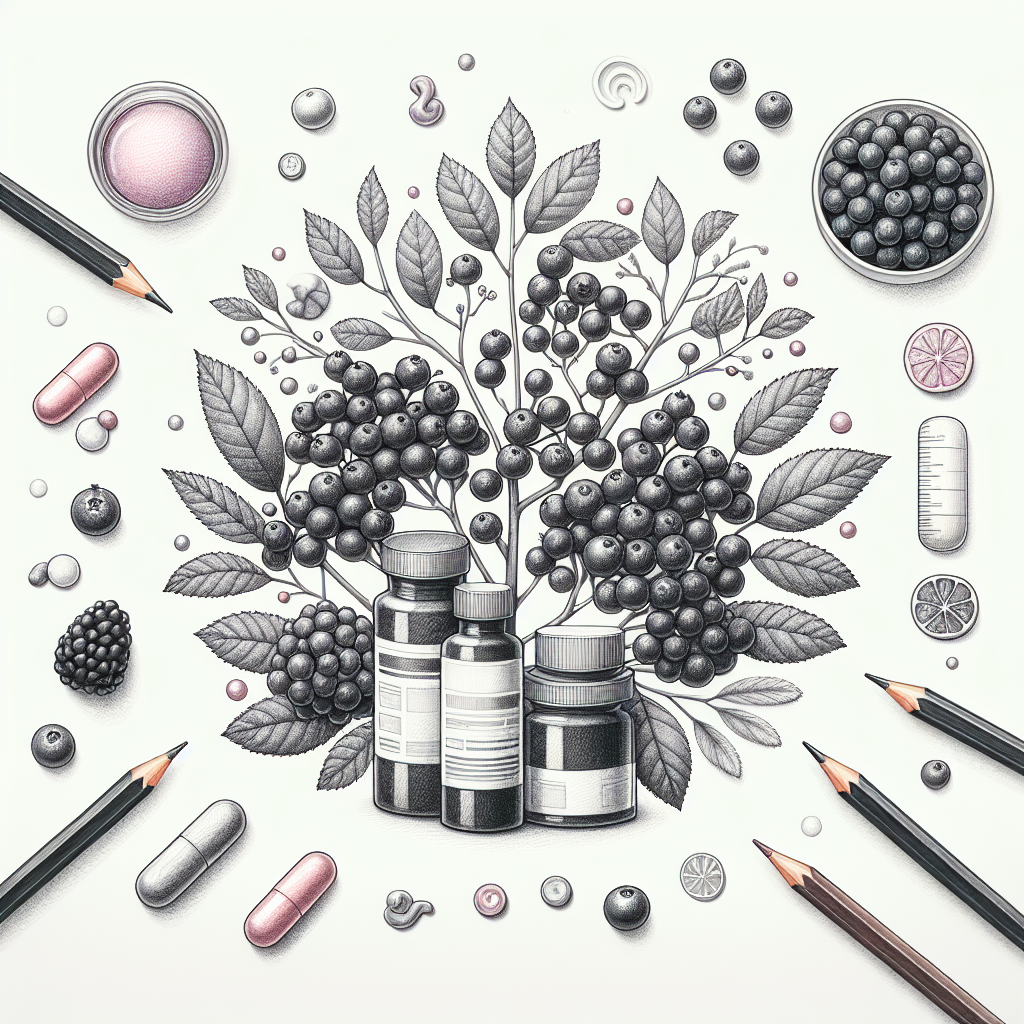 Pastelková ilustrace znázorňující téma: Doplňky stravy