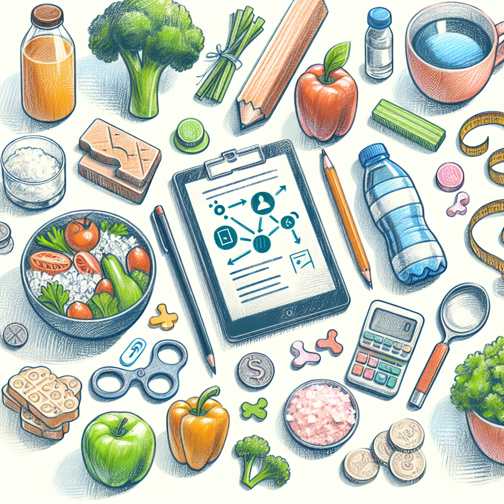 Pastelková ilustrace znázorňující téma: Zdravé stravování