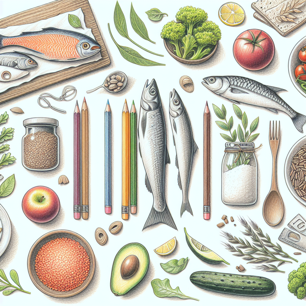 Pastelková ilustrace znázorňující téma: Výživa