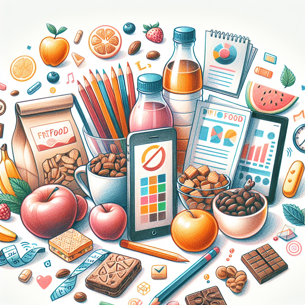 Pastelková ilustrace znázorňující téma: Diety