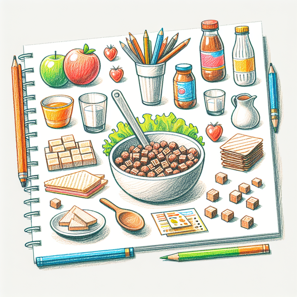 Pastelková ilustrace znázorňující téma: Večeře