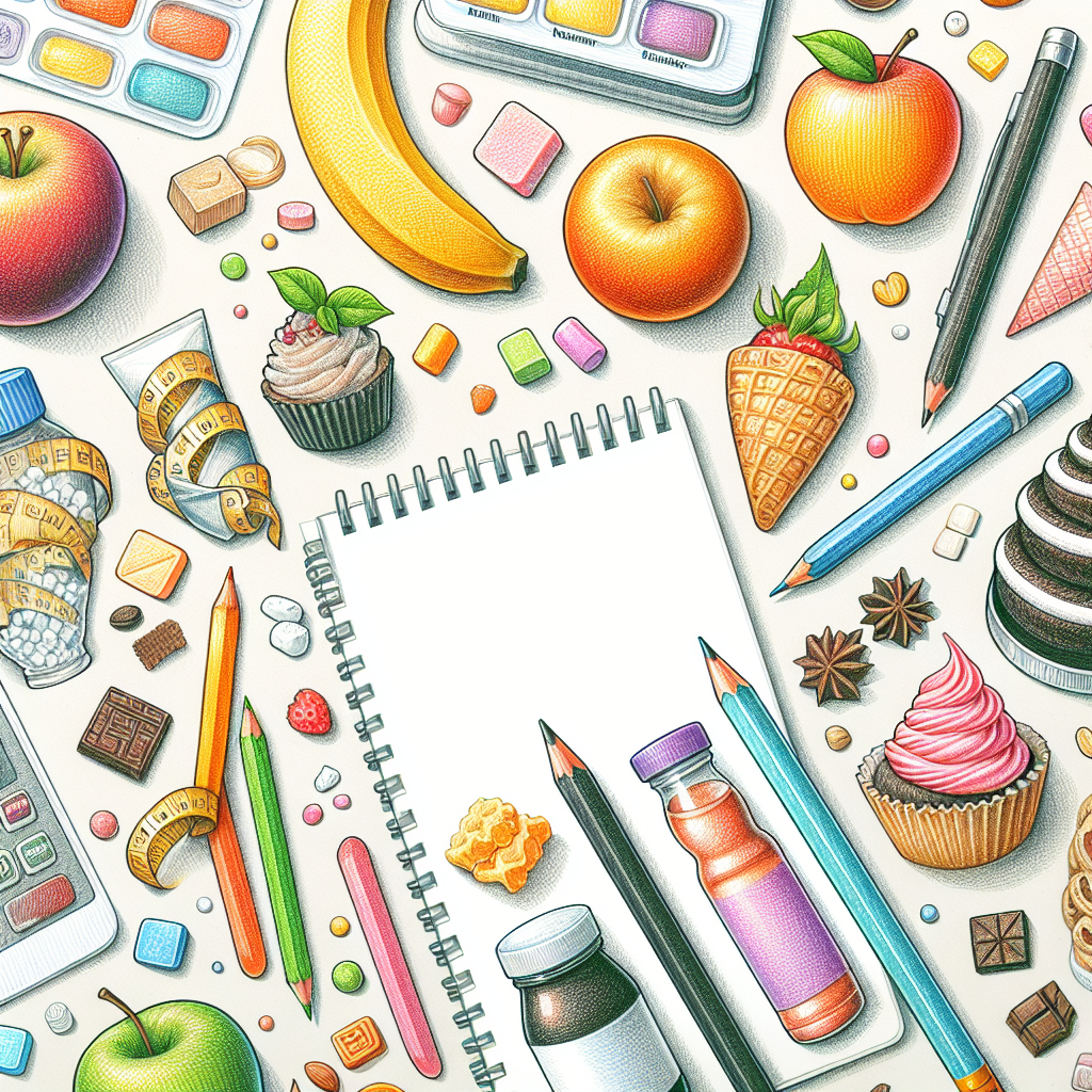 Pastelková ilustrace znázorňující téma: Zdraví a výživa