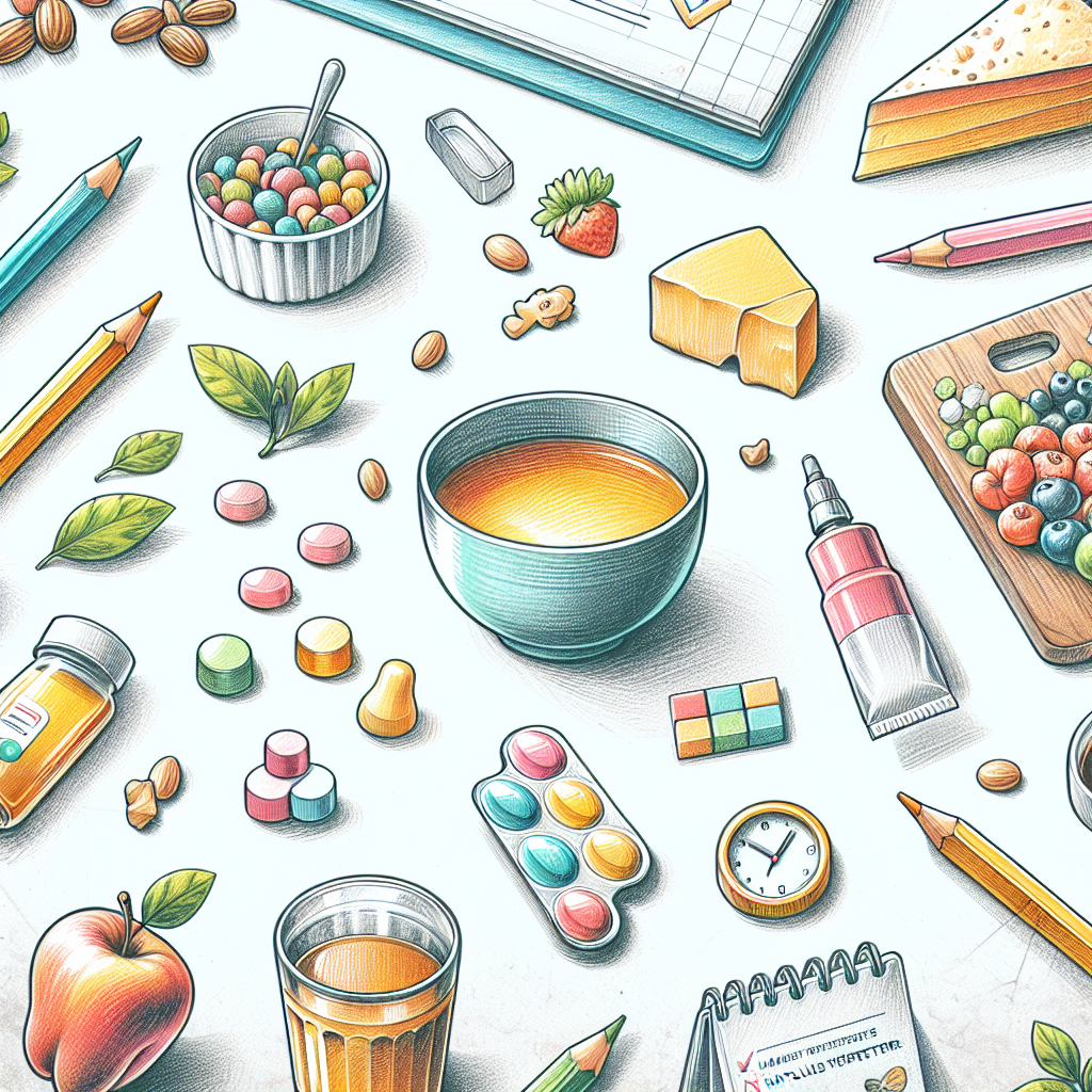 Pastelková ilustrace znázorňující téma: Zdravé vaření