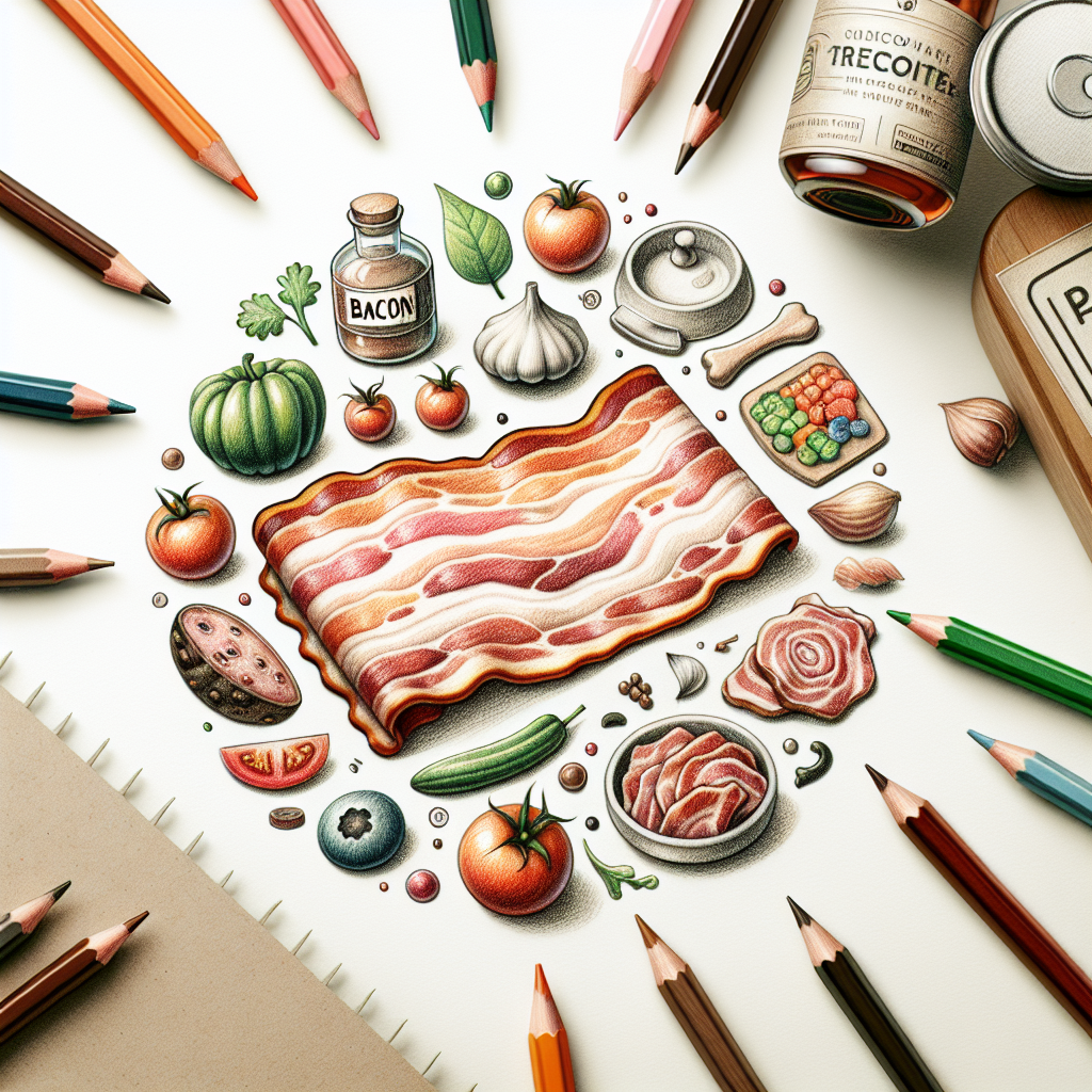 Pastelková ilustrace znázorňující téma: Recepty