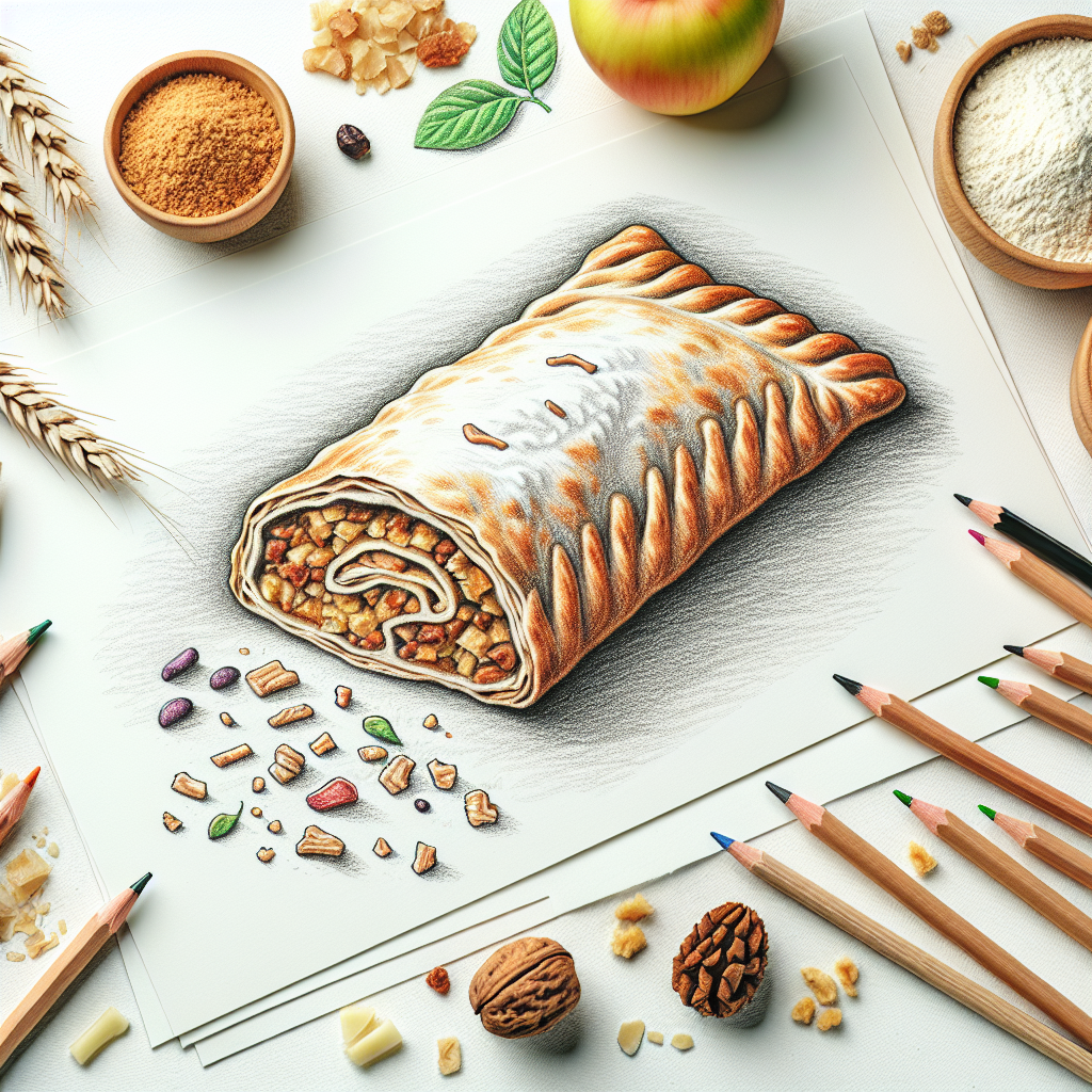 Pastelková ilustrace znázorňující téma: Recepty