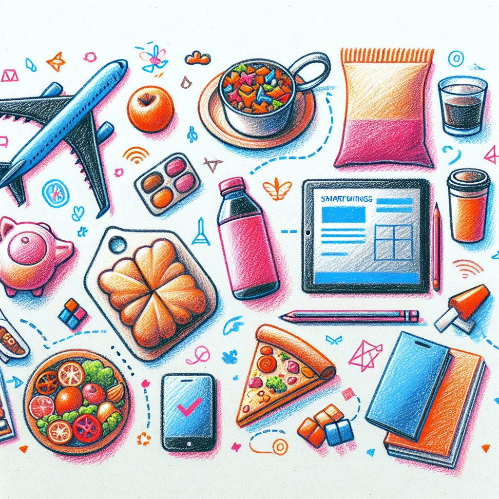 Pastelková ilustrace znázorňující téma: Cestování