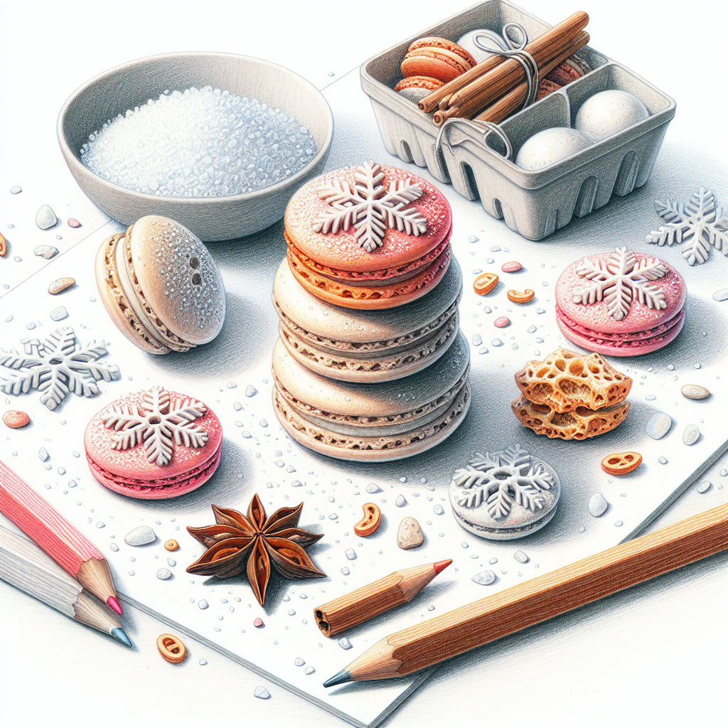 Pastelková ilustrace znázorňující téma: Dezerty
