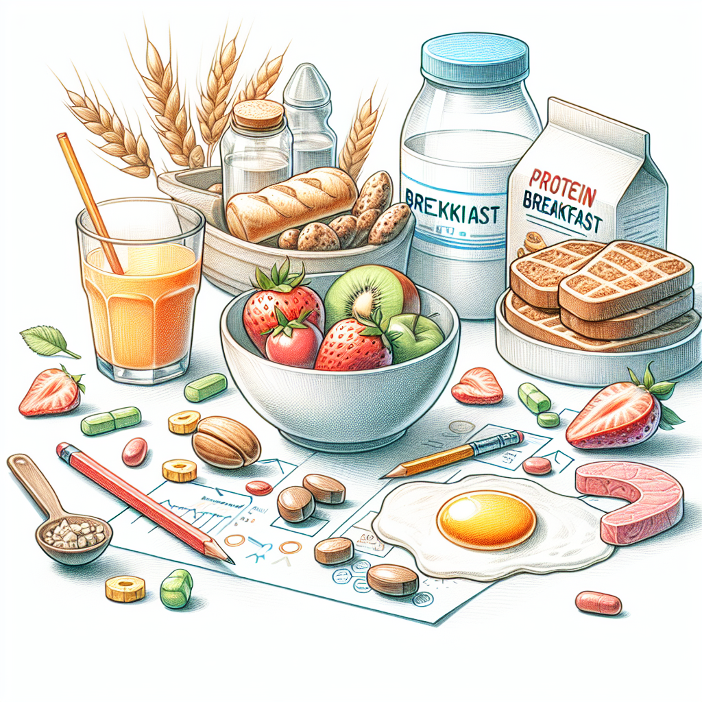 Pastelková ilustrace znázorňující téma: Zdravá výživa