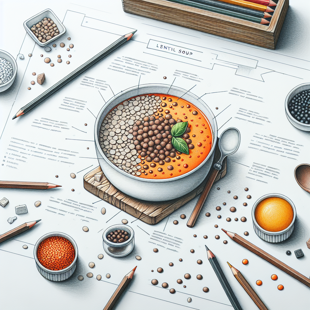 Pastelková ilustrace znázorňující téma: Recepty