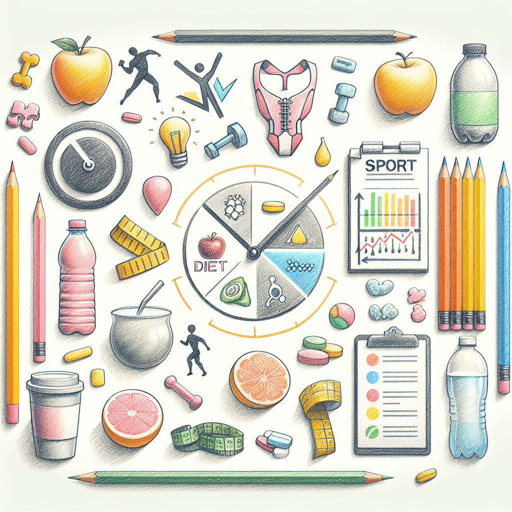 Pastelková ilustrace znázorňující téma: Výživa