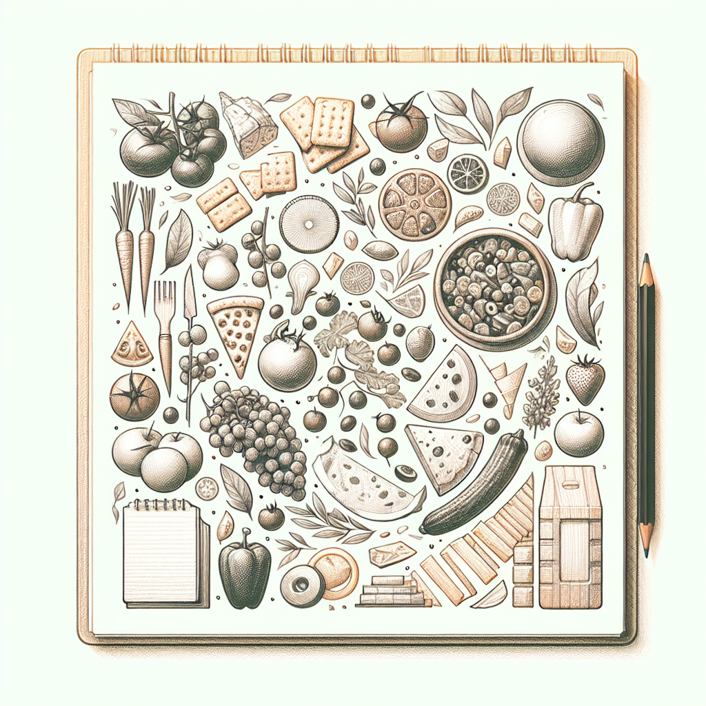 Pastelková ilustrace znázorňující téma: Zdravá výživa