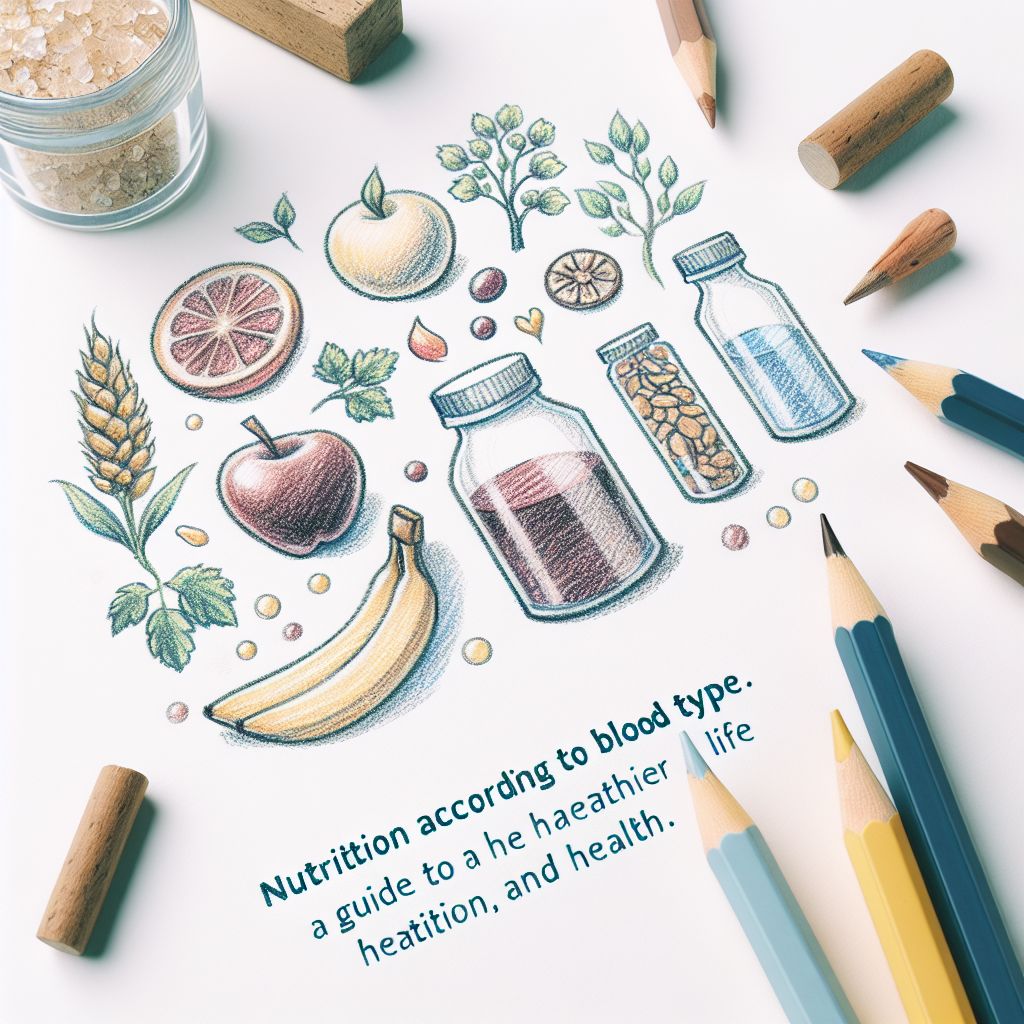 Pastelková ilustrace znázorňující téma: Výživa a zdraví