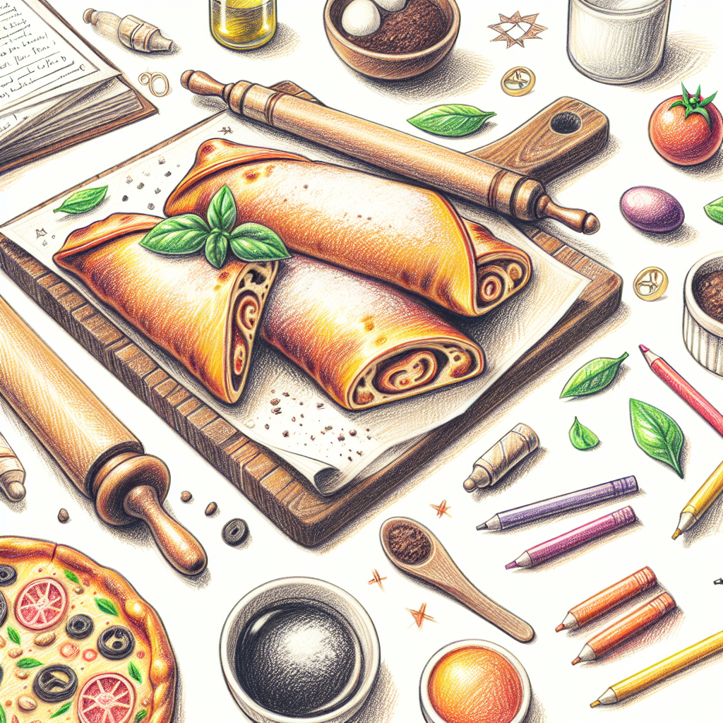 Pastelková ilustrace znázorňující téma: Recepty