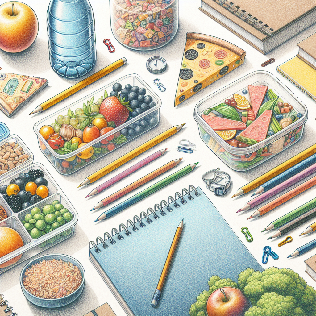 Pastelková ilustrace znázorňující téma: Studená jídla