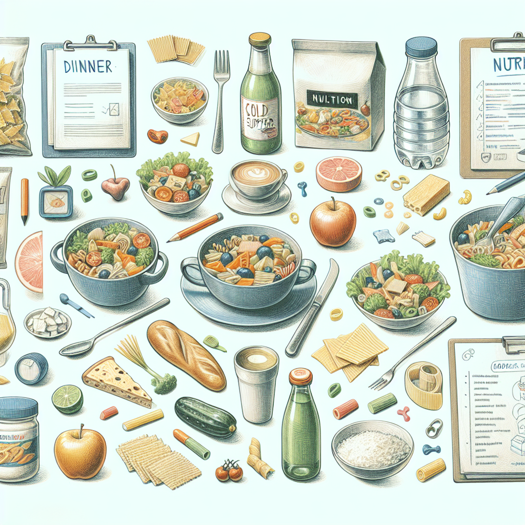 Pastelková ilustrace znázorňující téma: Zdravé vaření