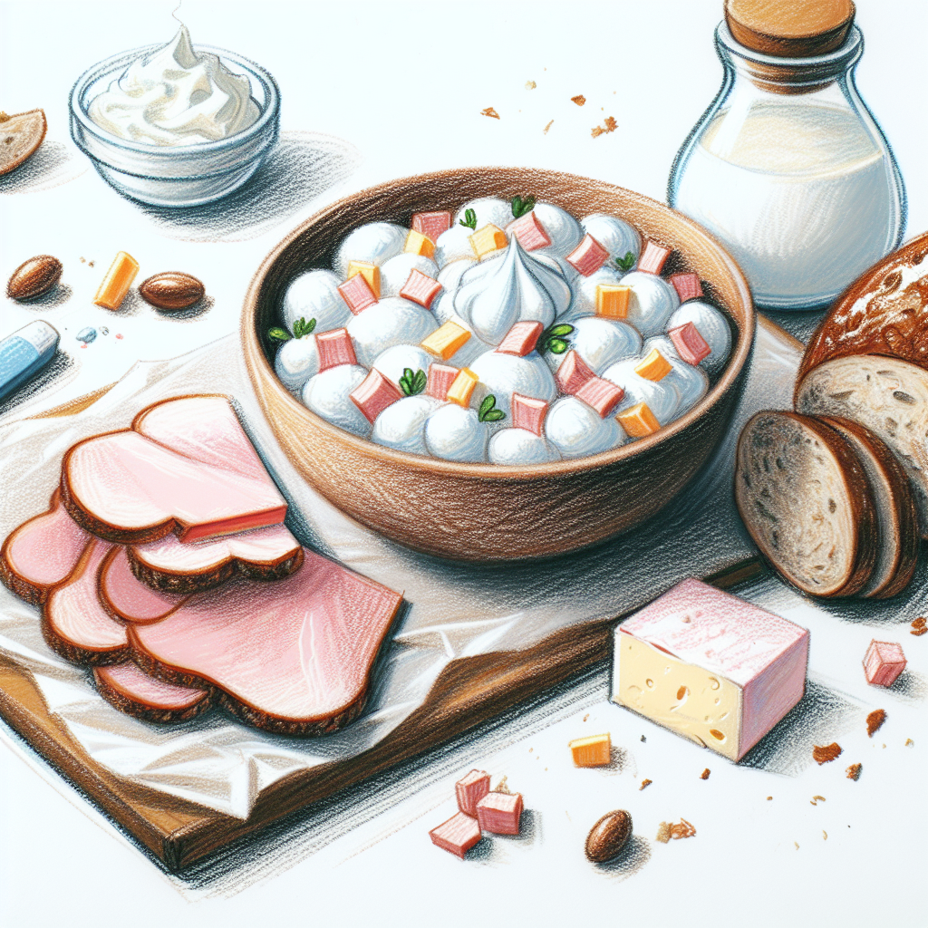 Pastelková ilustrace znázorňující téma: Recepty